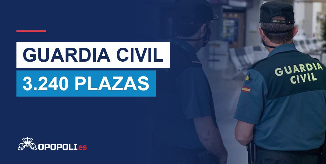 Convocatoria Guardia Civil 2026: 3.240 plazas para Cabos y Guardias