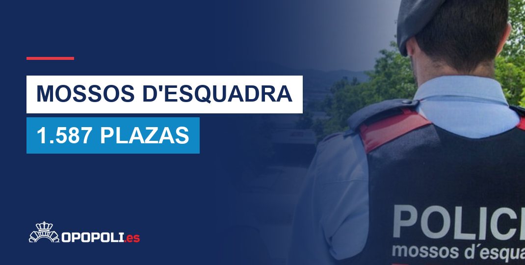 Convocatoria Mossos d'Esquadra 2026: 1.587 plazas